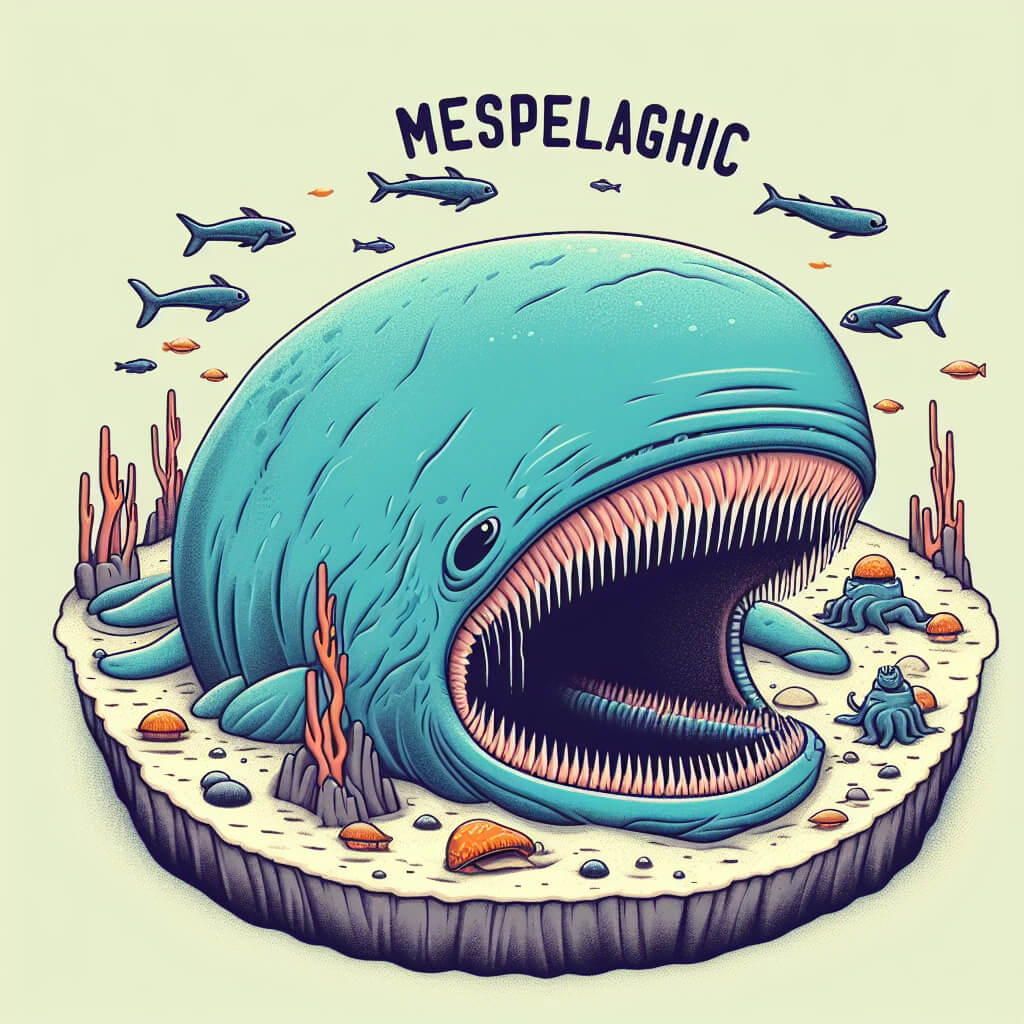 animals in the mesopelagic zone