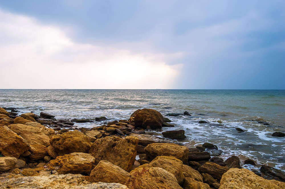 rocky shore